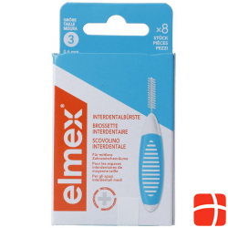 Elmex Interdental Brushes 0.6mm Blue 6 pieces