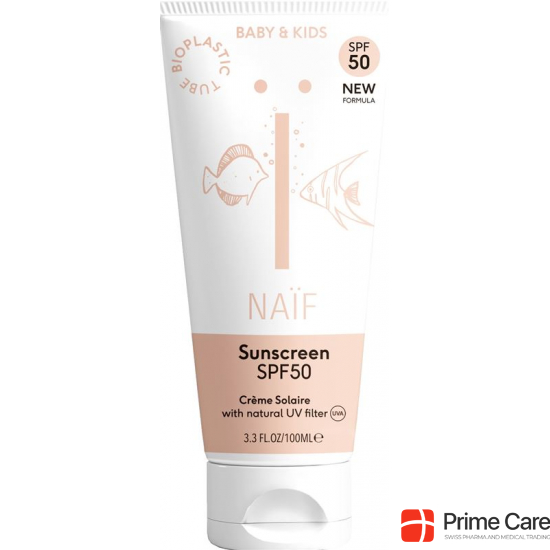 Naif Suncreen Baby & Kids Sonnencr SPF 50 100ml buy online
