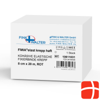 Fiwa Elastisch Fixierbinden Krepp Haft 8cmx20m Rot