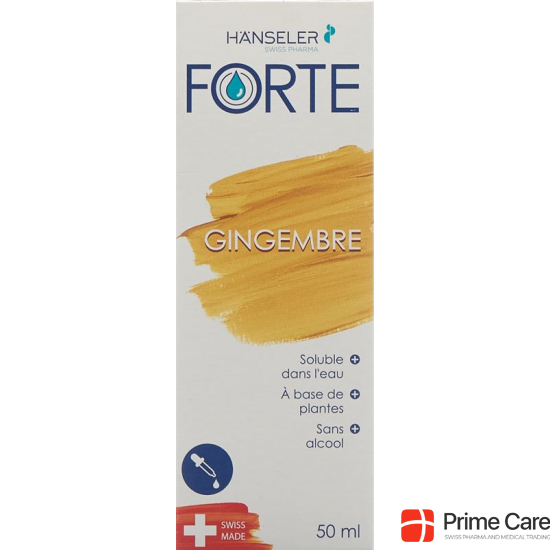 Hänseler Forte Ginger bottle with pipette 50ml buy online