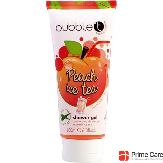 Bubble T Ice Tea Shower Gel Peach 200ml buy online