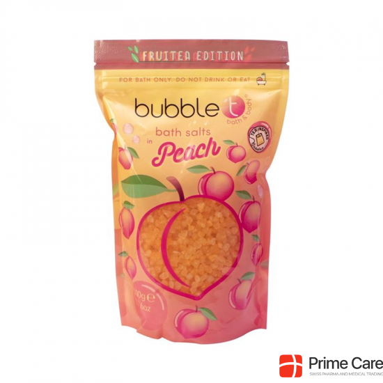 Bubble T Fruitea Bath Salts Peach 500g buy online