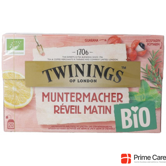Twinings Muntermacher Bio 20 Beutel 1.9g buy online