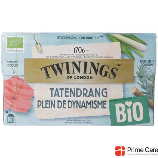 Twinings Tatendrang Bio 20 Beutel 1.7g buy online