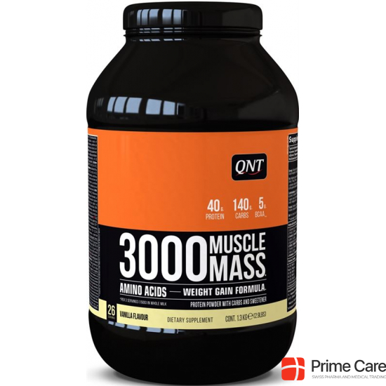 Qnt Muscle Mass 3000 Vanilla Dose 1.3kg buy online