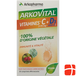 Arkovital Vitamin C + D3 Brausetabletten 20 Stück