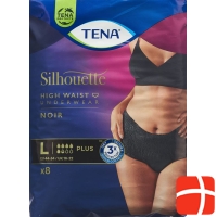 Tena Silhouette Plus L Schwarz 8 Stück