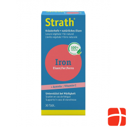 Strath Iron Natural Iron+Herbal Yeast Tablets 30 Capsules