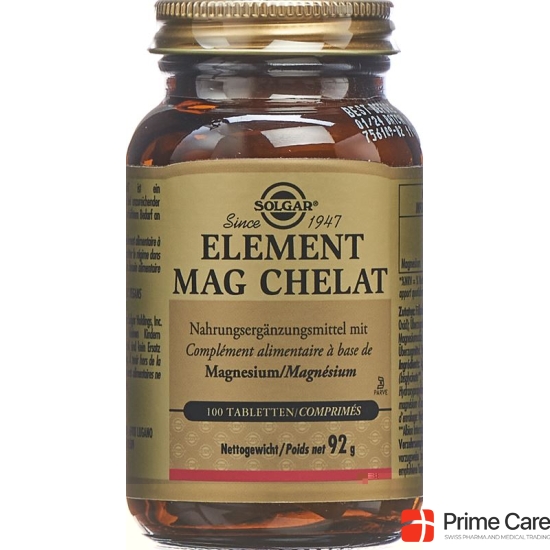 Solgar Element Mag Chelat Tabletten (neu) Flasche 100 Stück buy online