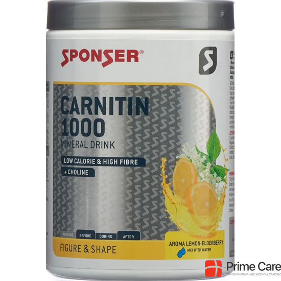 Sponser Carnitin 1000 Mineraldrink Lem-Elder 400g buy online
