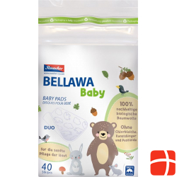 Bellawa Baby Wattepads Beutel 40 Stück