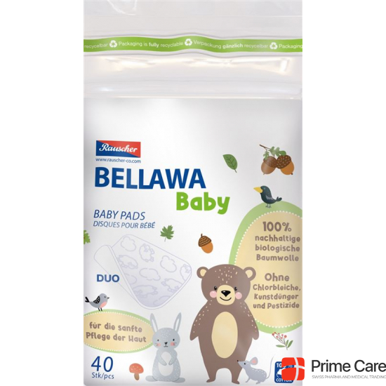 Bellawa Baby Wattepads Beutel 40 Stück buy online