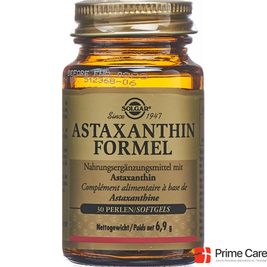 Solgar Astaxanthin Formel Perlen (neu) Flasche 30 Stück buy online