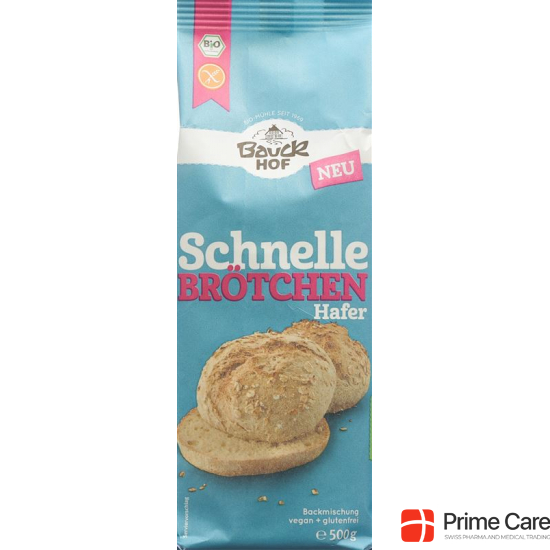 Bauckhof Schnelle Broetchen Hafer Glutenfrei 500g buy online