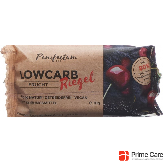 Panifactum Lowcarb Riegel Frucht Glutenfrei 30g buy online