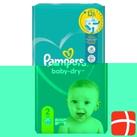 Pampers Baby Dry Grösse 2 4-8kg Mini Sparpack 62 Stück