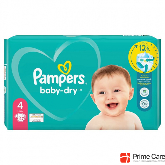 Pampers Baby Dry Grösse 4 9-14kg Maxi Sparpack 47 Stück buy online