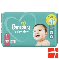 Pampers Baby Dry Grösse 4+ 10-15kg Maxi Pl Sparp 43 Stück