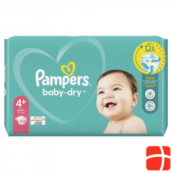 Pampers Baby Dry Grösse 4+ 10-15kg Maxi Pl Sparp 43 Stück