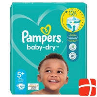 Pampers Baby Dry Grösse 5+ 12-17kg Jun Pl Sparpa 37 Stück