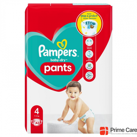 Pampers Baby Dry Pants Grösse 4 9-15kg Max Spar 42 Stück buy online