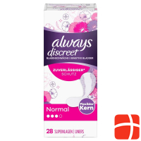 Always Discreet Incontinence panty liner normal 28 pieces