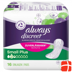 Always Discreet Incontinence Small Plus 16 pieces