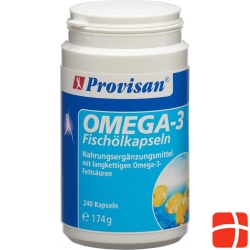 Provisan Omega 3 fish oil 240 capsules