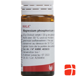 Wala Magnesium Phosphor Comp Globuli Flasche 20g