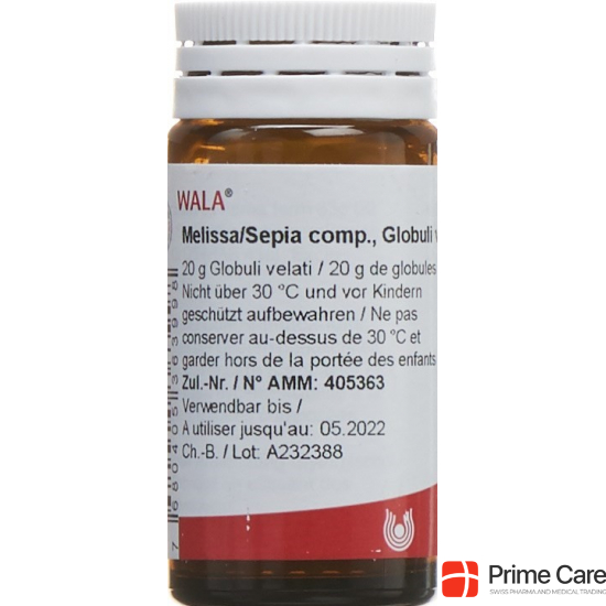 Wala Melissa/sepia Comp Globuli Flasche 20g buy online