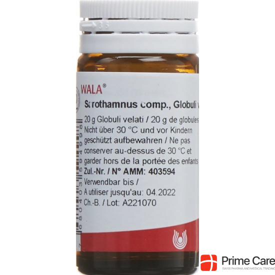 Wala Sarothamnus Comp Globuli Flasche 20g buy online