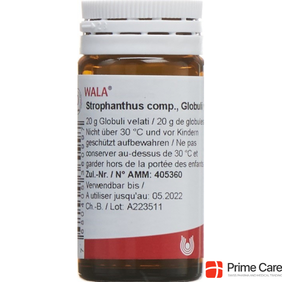 Wala Strophanthus Comp Globuli Flasche 20g buy online