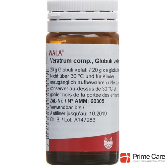 Wala Veratrum Comp Globuli Flasche 20g buy online