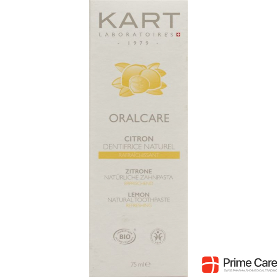 Kart Zahnpaste Lehm Oralcare Zitrone 75ml buy online