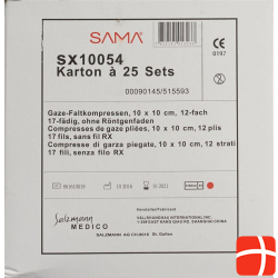 Sama Gaze-Kompresse 10x10cm 12-fach 25x 2 Stück