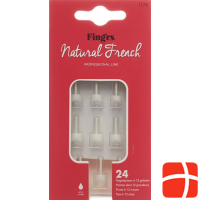 Fingrs Nagelspitzen Natural French 24 Stück