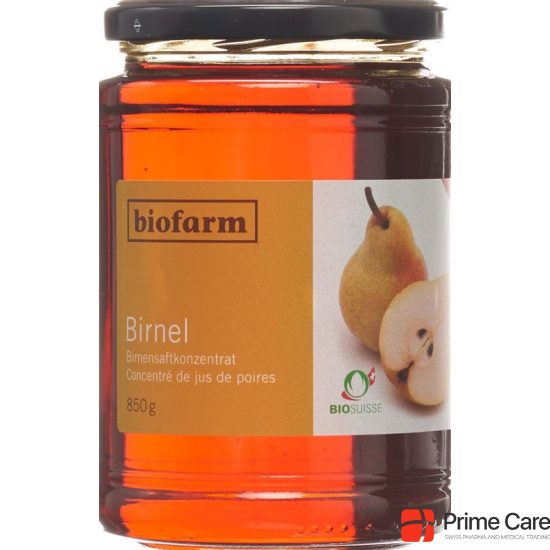 Biofarm Birnel Knospe Glas 850g buy online