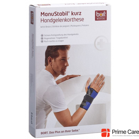 Bort Manustabil Handgelenk Kurz Grösse L Links Schwarz buy online