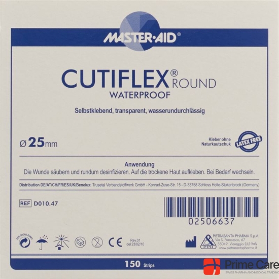 Cutiflex Round Folienpflaster 25mm 150 Stück buy online