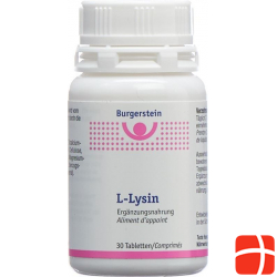 Burgerstein L-Lysine 30 tablets