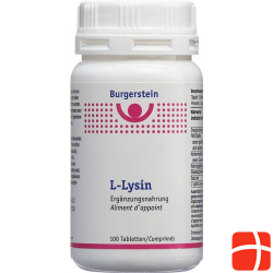 Burgerstein L-Lysin tablets Ds 100 pieces