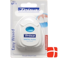 Trisa Zahnseide 40m Gewachst Mint