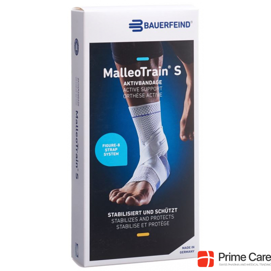 MalleoTrain S Aktivbandage Sprunggelenk Grösse 1 Rechts Titan buy online