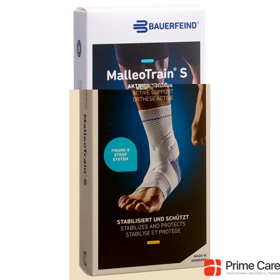 MalleoTrain S Aktivbandage Sprunggelenk Grösse 3 Rechts Titan buy online