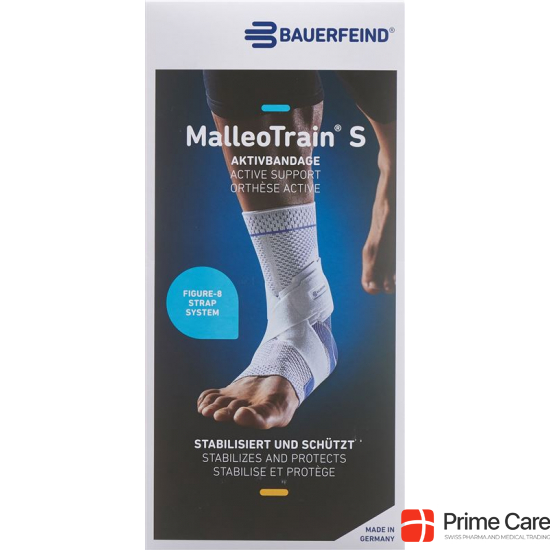 MalleoTrain S Aktivbandage Sprunggelenk Grösse 2 Links Titan buy online