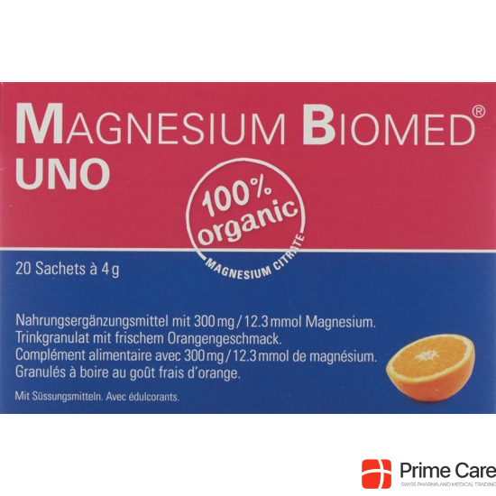 Magnesium Biomed Uno 20 Granulate bags buy online