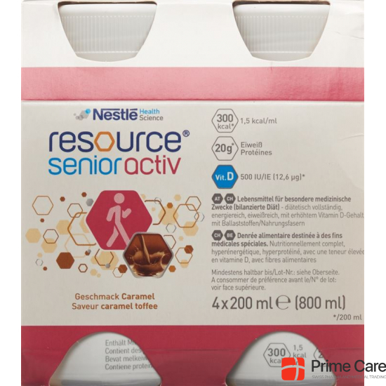 Resource SeniorActiv Caramel-Toffee 4x 200ml buy online