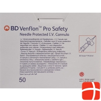 BD Venflon Pro Safety 22g 0.9x25mm Blau 50 Stück