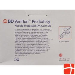 BD Venflon Pro Safety 20g 1.1x32mm Rosa 50 Stück