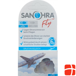 Sanohra Fly Ohrenstöpsel Erwachsene 2 Stück